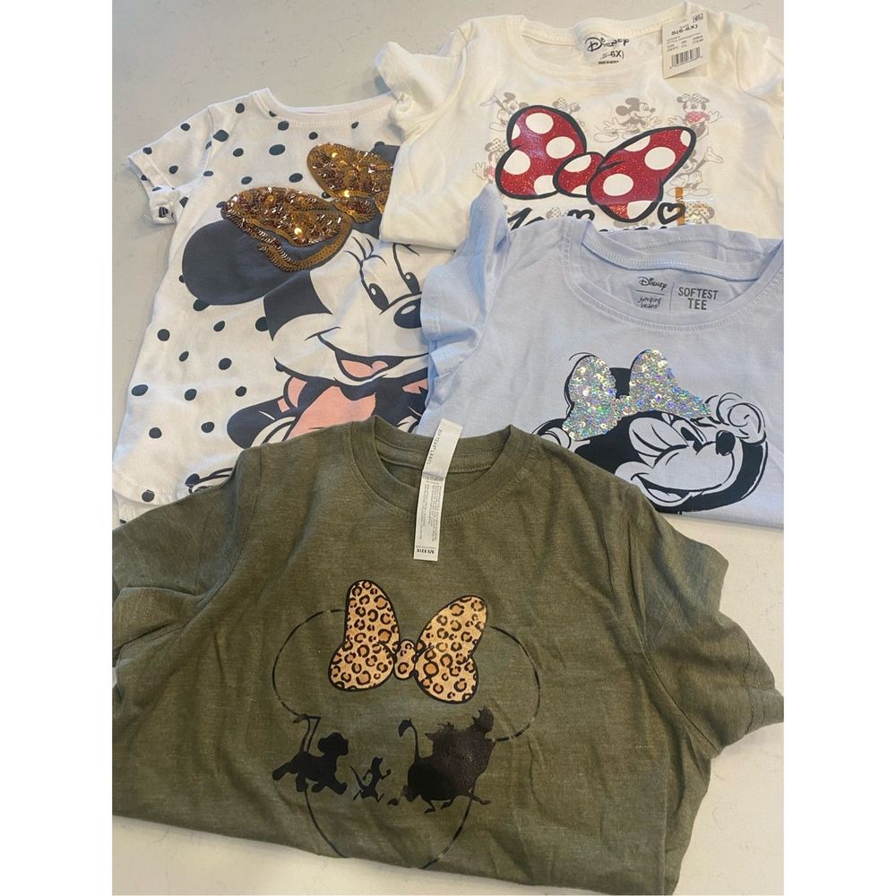 Girls Disney Minnie Mouse Shirts Size 6